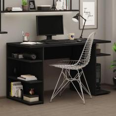 Escrivaninha Mesa para Computador Office 9409 Madesa - Preto, Preto