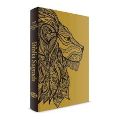 Bíblia Leão Dourado - Capa Dura Luxo - Acf