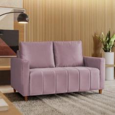 Sofá Amelie 2 Lugares em Veludo Yescasa