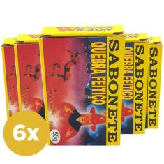 Kit Revenda 6 Sabonetes Quebra Feitiço Descarrego 50g - Casa Neilomar
