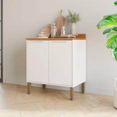 Balcão para Cozinha 2 Portas Paris Branco