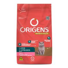 Ração para Gatos Castrados Origens Premium Especial Sabor Salmão 1Kg