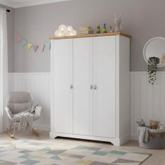 Guarda-roupa Infantil 3 Portas Toledo Branco