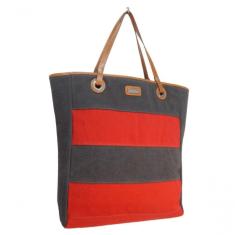 Bolsa Feminina De Lona Betânia Zup Cinza