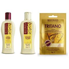 Kit Tutano Shampoo 250ml + Cond 250ml + Tritano Bio Extratus