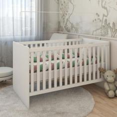 Berço Baby 100% Mdf com Mosquiteiro Branco - Panorama Móveis, Branco, 