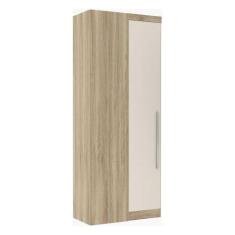 Guarda Roupa Canto Reto Modulado 1 Maleiro 2 Cabideiros 90cm - LUCIANE