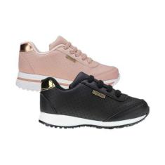 Tênis de Menina para Infantil - KIT 2 PARES Tam 24 ao 34-Feminino