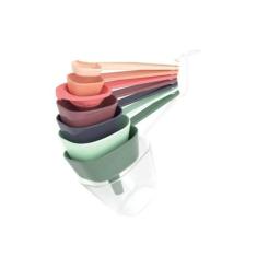Kit Medidor 9 peças para Receitas de Cozinha Funil Separador de Gema X