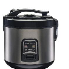 Panela Elétrica De Arroz E Legumes Pai6x 6 Xícaras Agratto Inox 110V