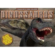 Livro - Dinossauros - Pranchetas para colorir - Supersérie