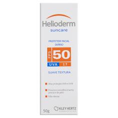 Protetor solar helioderm suncare fps 50 facial com 50g