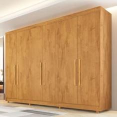 Guarda-Roupa Casal Europa Palermo com 6 Portas e 6 Gavetas - 250cm de largura