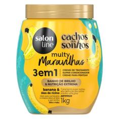 Creme de Tratamento Salon Line 3 em1 Multy Maravilhas Cachos dos Sonho