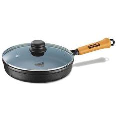 Frigideira de Ferro 23 cm diâmetro cabo de madeira - Fumil