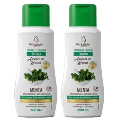 Kit 2 Sabonete Líquido Íntimo Menta 200Ml - Bio Instinto