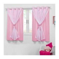 Cortina para janela quarto infantil 2,80mx1,70m Cores Teen - EMPÓRIO D