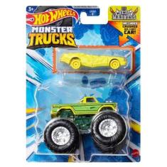 Miniatura Hot Wheels Monster Trucks Midset Madness (7397), Verde, Amar