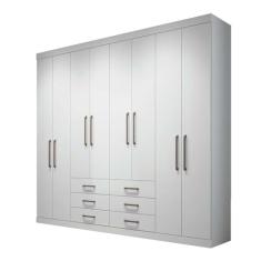 Guarda Roupa 8 Portas e 6 Gavetas Havana Master Santos Andirá