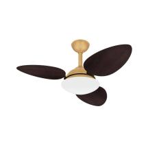 Ventilador Teto Pétalo Dourado 3 Pás Econômico Ventax 220V
