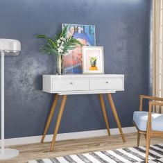 Aparador Retro York 2 Gavetas Branco - Olivar Móveis