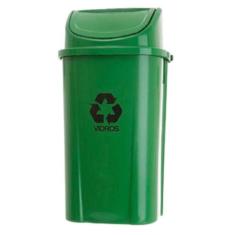 Lixeira 60 Litros Basculante - Lar, Verde