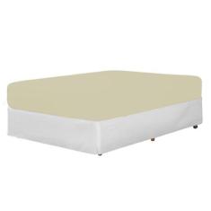 Lençol de cama King Avulso 400 Fios Com Elástico 100% algodao com elas