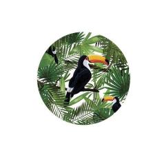 Sousplat Tucano Folhas - NSW, Sem base, 1 Peça