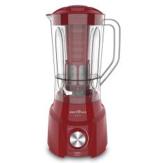 Liquidificador Britânia Turbo 900W 2,6L Vermelho BLQ970V, 110V