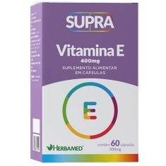 Supra Vitamina E - 400mg 60 Cápsulas - Herbamed