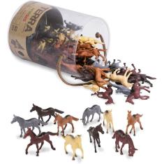 Brinquedo de Cavalos em Miniatura - Terra by Battat (60 Uni), 5cm, Multicolorido