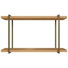 Nicho Genialflex Infinity com 2 Prateleiras - 80cm de largura - Savana