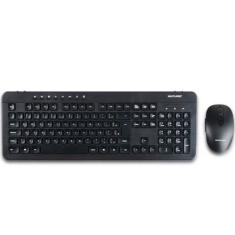 Kit Teclado e Mouse sem Fio Recarregavel 2.4GHZ USB Preto TC250 - Mult