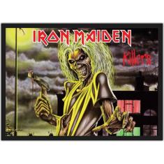 Quadro Decorativo Bandas Iron Maiden Com Moldura Salas e Quartos G03 -