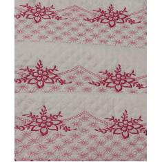 Jg Lencol Casal Super King Bordados 4 Pcs Verde 200 Fios 100% Algodao 