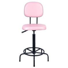 Cadeira Caixa Alta Atendimento Recepção Balcão com Espuma Injetada e t