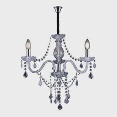 Lustre de Cristal para 3 Lâmpadas E14 Glam Taschibra