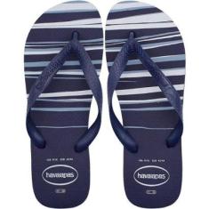 Chinelo de Dedo Havaianas Top Basic Tiras Relevo Masculino-Masculino