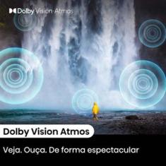 Smart TV 75" UHD 4K QLED Hisense 75Q6N Google TV com HDR10+, Dolby Atmos, Modo Esporte, Modo Jogo Plus e Compatível com Alexa