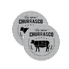 Sousplat Churrasco Preto - Nsw