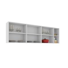 Armario Aereo de Cozinha 7 Portas Branco Bangladesh Casa Mobilia