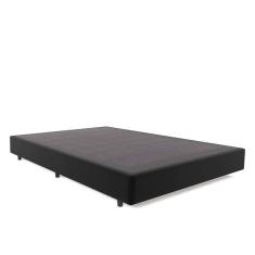 base para cama box casal torvi suede (35x138x188) preta