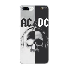 Capinha para Celular AC/DC Caveira Merilin Cases TPU de Alta Qualidade