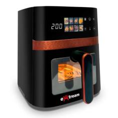 Air Fryer Fritadeira Elétrica Digital Extream 5,5l Preto e Cobre, 127v