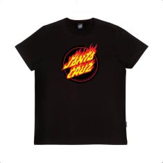 Camiseta Masculina Santa Cruz Flaming Dot Front