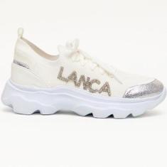 Tênis Lança Perfume Knit Strass Feminino-Feminino
