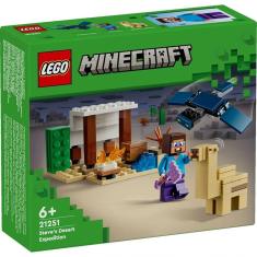 Lego Minecraft Expedição Do Steve No Deserto - 75 Peças 21251