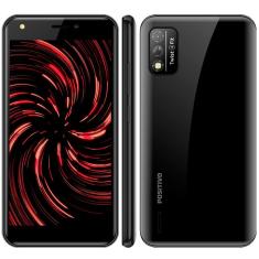 Smartphone Positivo Twist 4 Fit S509N Black Piano com 32GB, Tela 5”, Android 10, Dual Chip, Câmera 8MP, 3G e Processador Quad-Core de 1.3 Ghz
