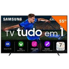 Smart TV 55 Polegadas Samsung QLED 4K, Processador com AI - QN55QEF1A 