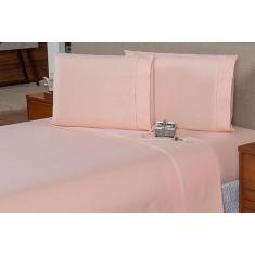 Lençol Queen Avulso 400 Fios Sem Elástico - Rafaloro, Salmão